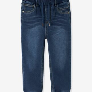Boy's baggy jeans blue black denim