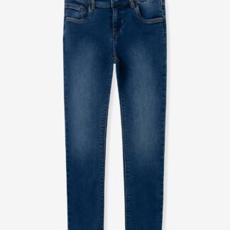Boys' organic cotton pyjamas blue black denim