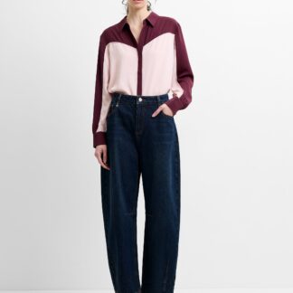 Dallas Denim Balloon Leg Jeans Dark Indigo Denim Wash