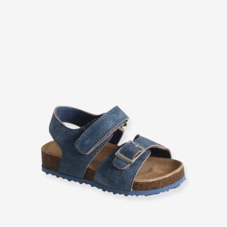 Denim-Effect Sandals for Babies blue