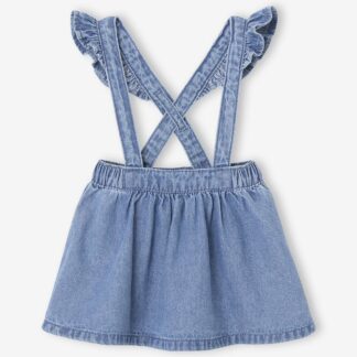 Denim Pinafore Skirt stone