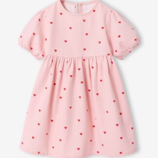 Dress in Lightweight Denim, for Girls rose