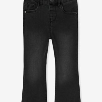 Girl's bootcut jeans black denim