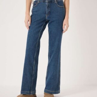 HUSH Mid Rise Bootcut Jeans Blue Denim