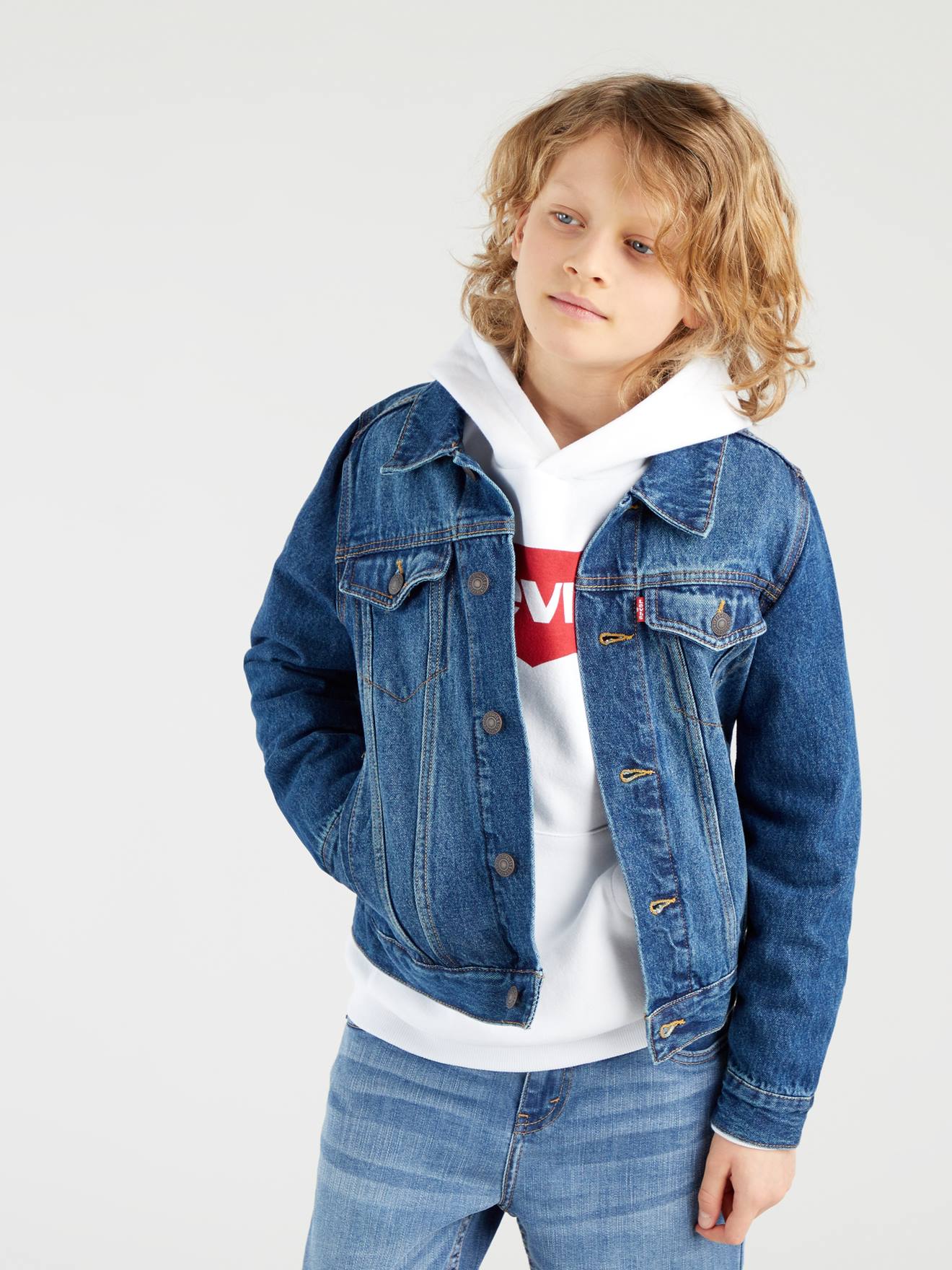 Levi's® Trucker Jacket in Denim denim blue