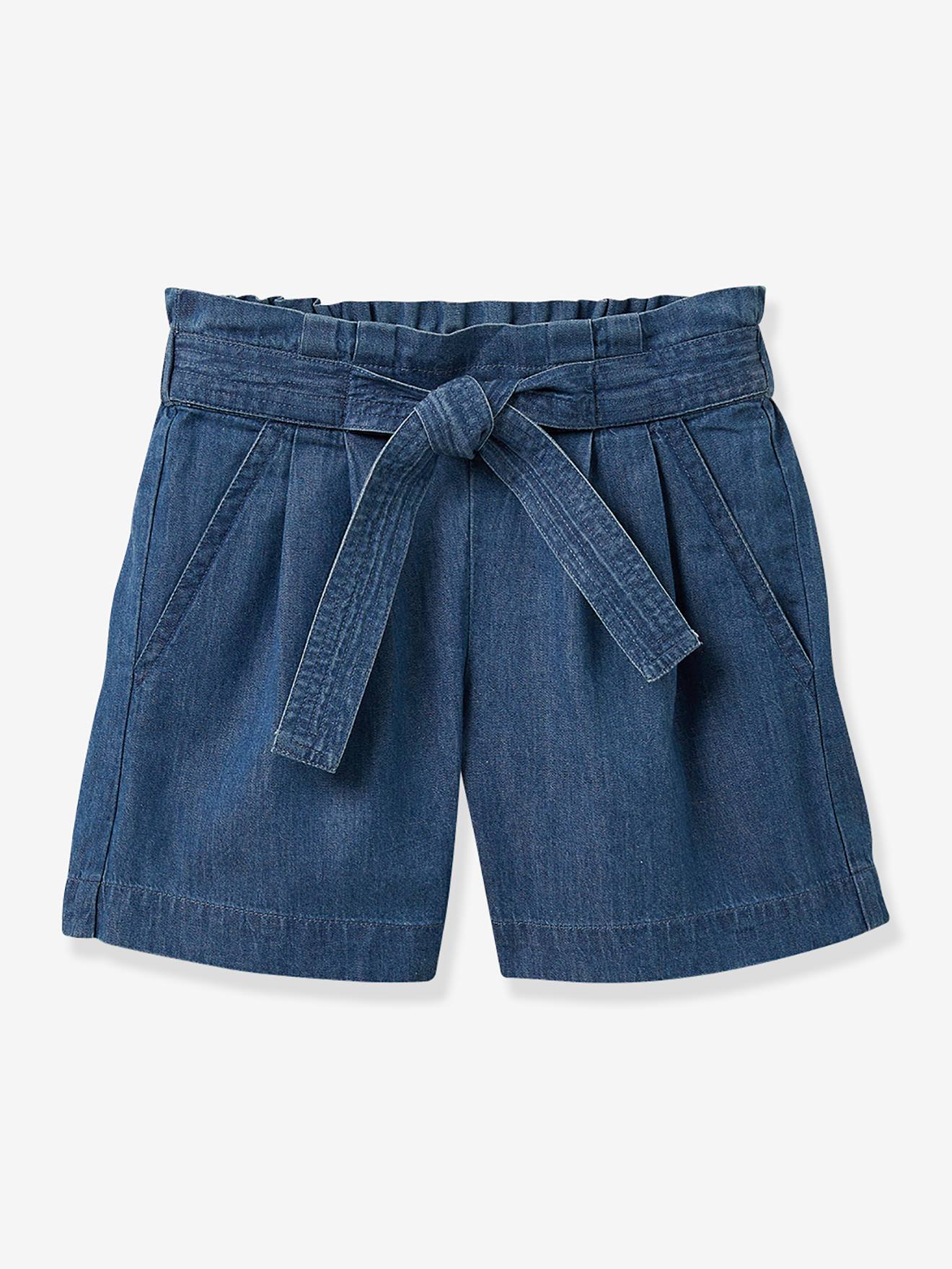 Lightweight denim shorts CYRILLUS brut denim