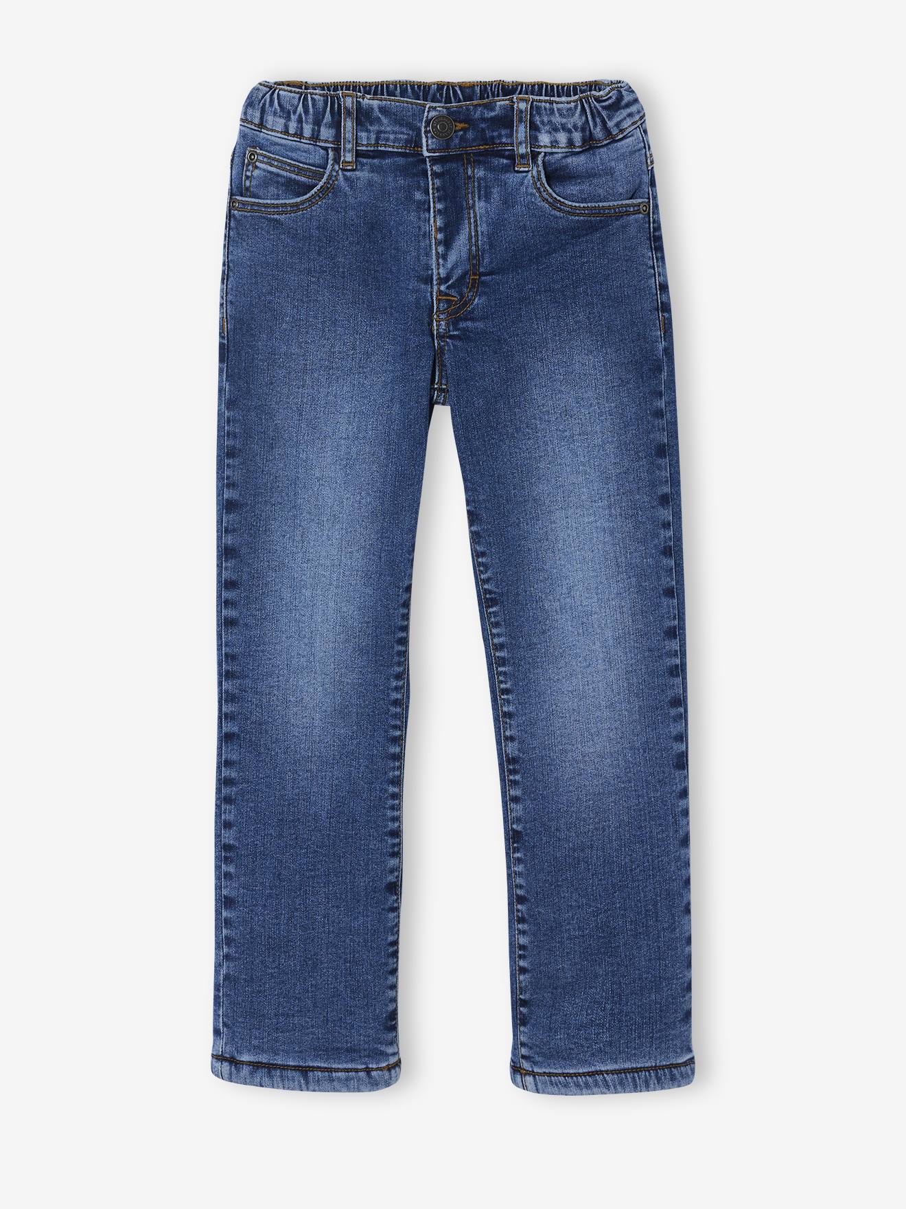 Lined Denim Jeans for Boys stone