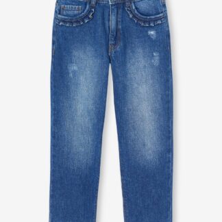 MEDIUM Hip, Straight Leg MorphologiK Jeans for Girls deep blue