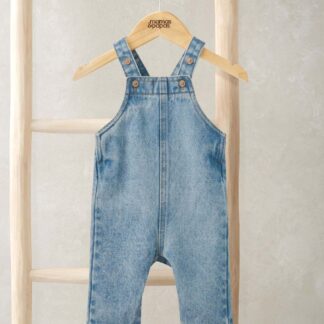 Mamas & Papas Denim Dungarees (0-36 Months) Blue