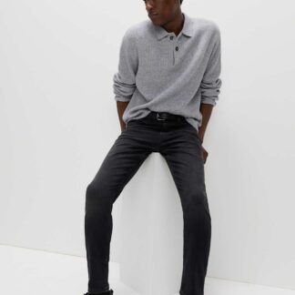 M&S Slim Fit Comfort Stretch Jeans Black Denim
