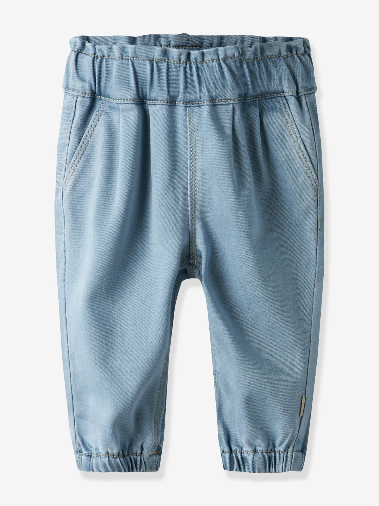 NAME IT girls' jeans with Lyocell bleached denim