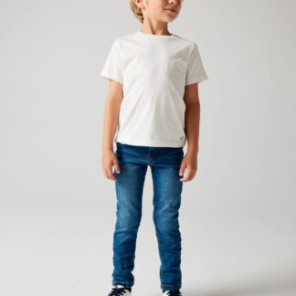 NARROW Hip, MorphologiK Slim Leg Waterless Jeans, for Boys denim blue