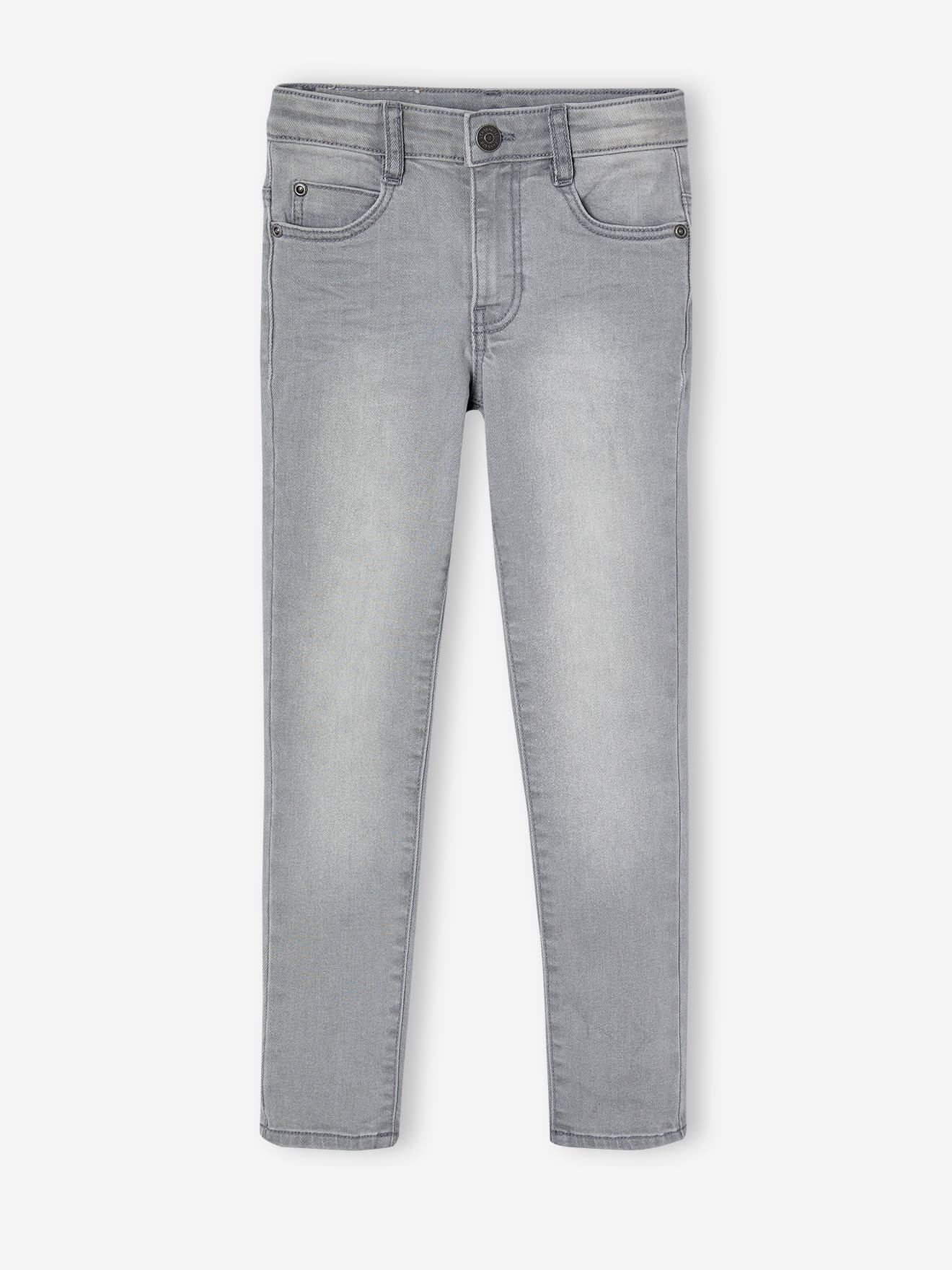 NARROW Hip, MorphologiK Slim Leg Waterless Jeans, for Boys denim grey