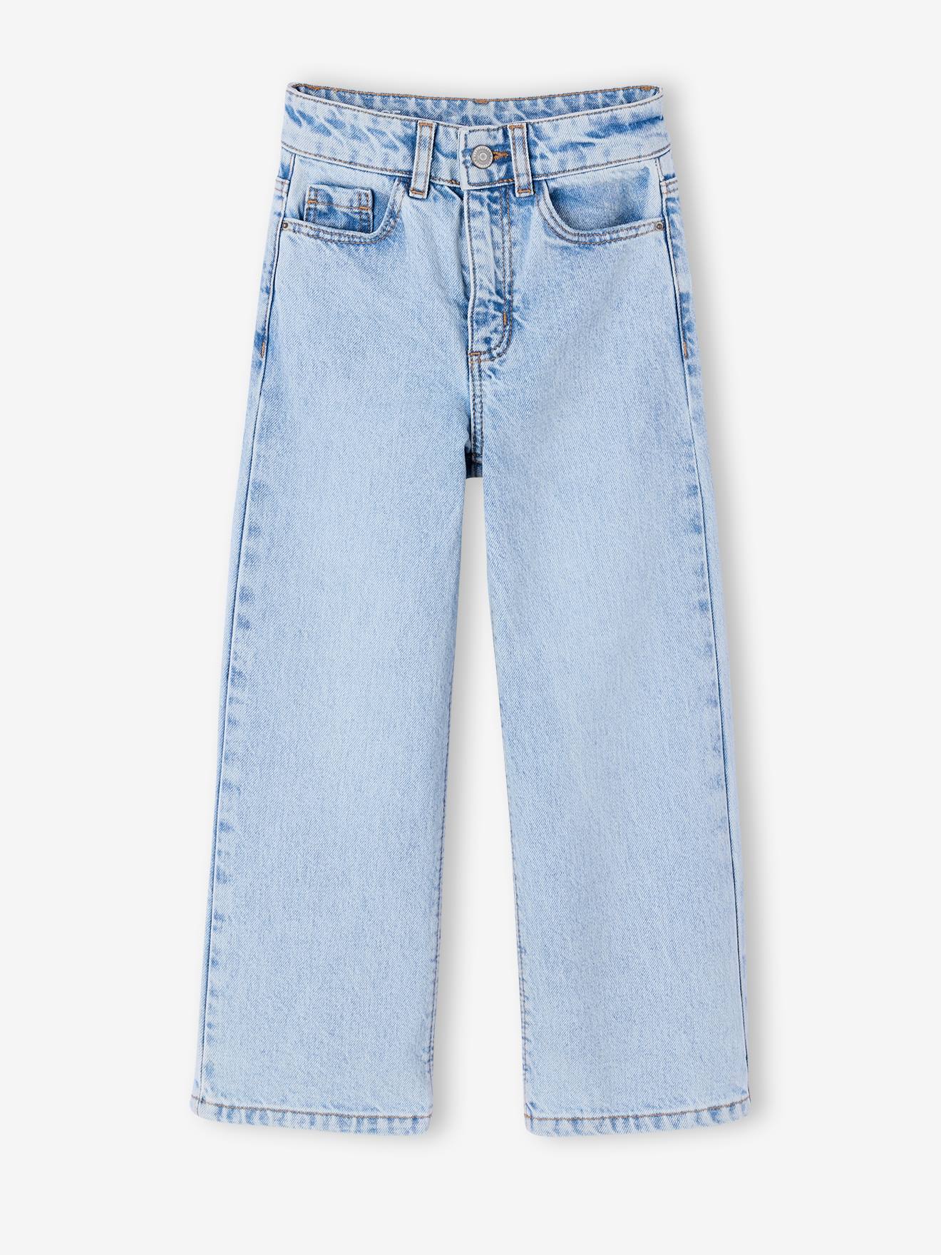 NARROW Hip, MorphologiK Wide-Leg Jeans for Girls light blue