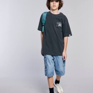 Skater Shorts, JONEN bleached denim