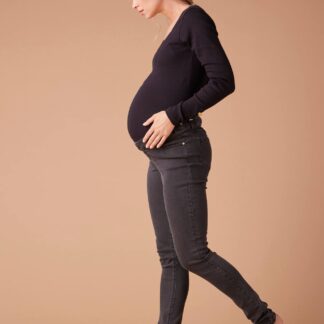 Skinny Leg Jeans for Maternity, ENVIE DE FRAISE black denim