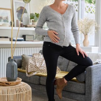 Skinny Leg Jeans for Maternity black