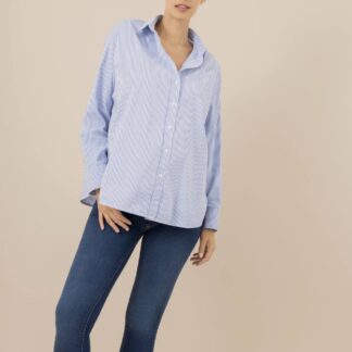 Slim Leg Jeans for Maternity, Bandless, Classic by ENVIE DE FRAISE denim blue