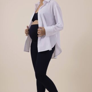 Slim Leg Jeans for Maternity, Seamless Belly Band, Clint by ENVIE DE FRAISE denim blue