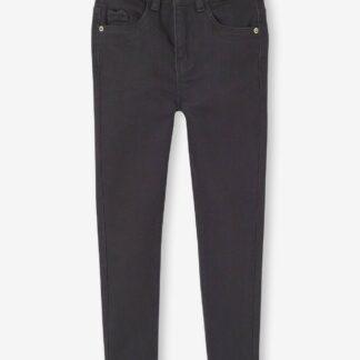 Slim-fit trousers for girls with a slim build anthracite