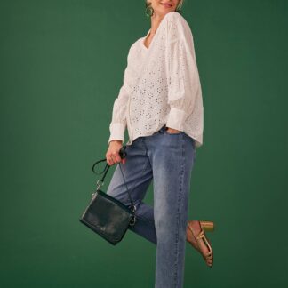 Straight Leg Jeans for Maternity, Seamless Belly Band, by ENVIE DE FRAISE stone