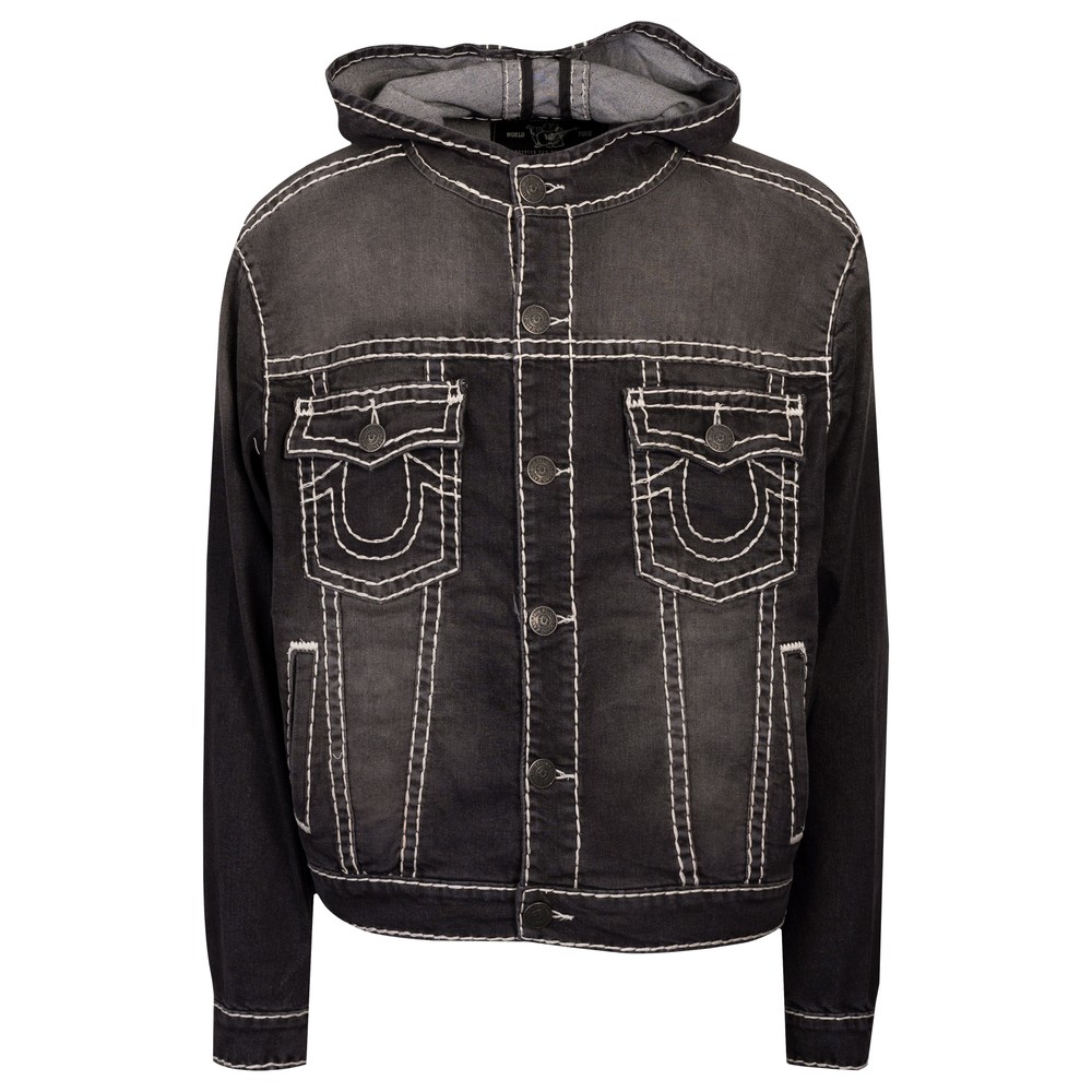 Super T Hooded Denim Jacket