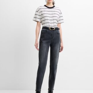 Sylvie Denim Slim Leg Jeans Grey