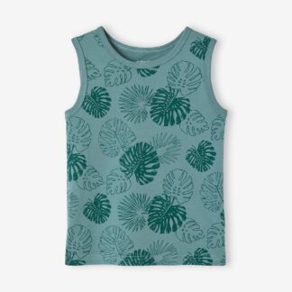 Tank Top with Surfing Motifs for Boys green