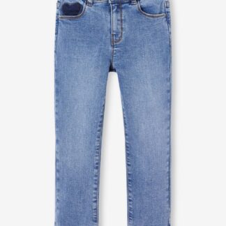 WIDE Hip, Slim Leg MorphologiK Jeans, for Girls medium blue