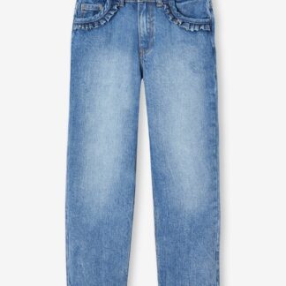 WIDE Hip, Straight Leg MorphologiK Jeans for Girls stone