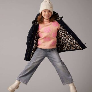 Wide Leg Jeans for Girls denim grey