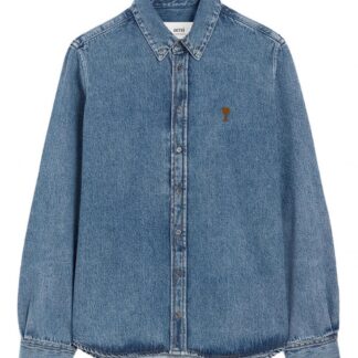 AMI PARIS ADC DENIM SHIRT Size: L, colour: BLUE