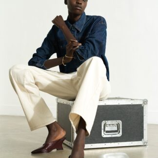 Archie Denim Duo Pocket Shirt Blue Indigo