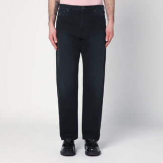 Black straight jeans