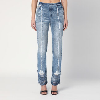 Bootcut jeans D-Ginna blue washed effect