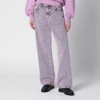 Brandon jeans in Cozy Purple/Chalk wash denim
