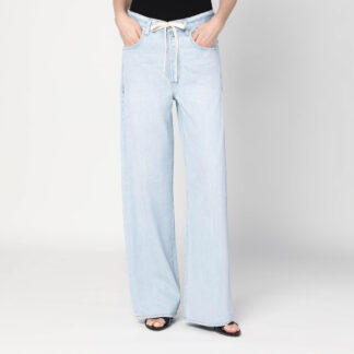 Brynn blue jeans with drawstring