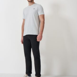 Crew Clothing Straight Fit Denim 5 Pocket Jeans Black