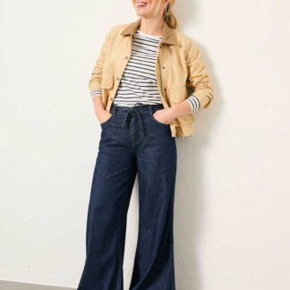 FatFace Mid Rise Wide Leg Jeans Denim