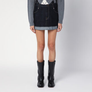 Floriane miniskirt in dark denim