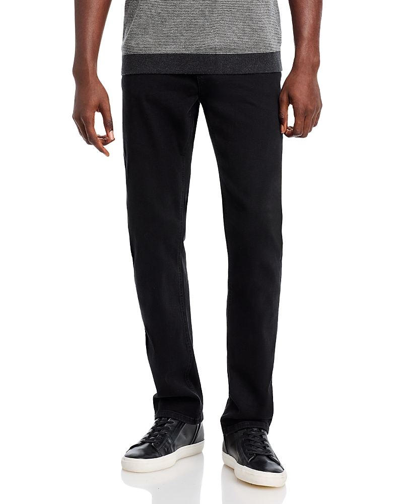 Frame Jetset Modern Straight Fit Jeans in Black