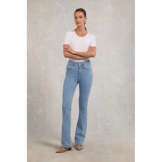 High Rise Flared Jean