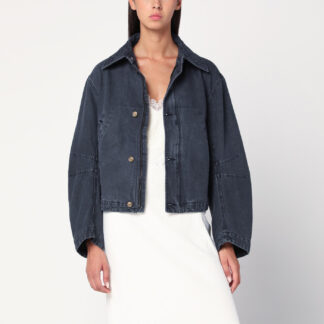 Ink blue denim jacket