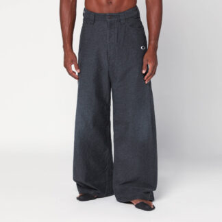 Jogger pants Trompe L'Oeil anthracite grey