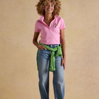 Joules Relaxed High Waist Cuffed Jeans Blue