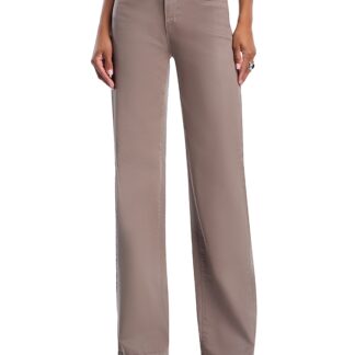 L'Agence Clayton High Rise Wide Leg Jeans in Driftwood
