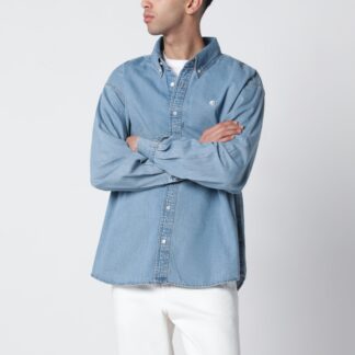 L/S Lucas Shirt Blue/Bleached