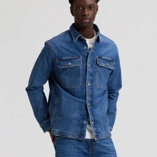 Lee Regular Fit Denim Overshirt Blue Denim