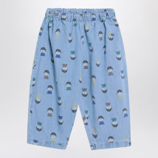 Light blue denim trousers