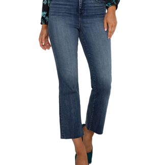 Liverpool Los Angeles Hannah High Rise Ankle Flare Jeans in Juniper Valley
